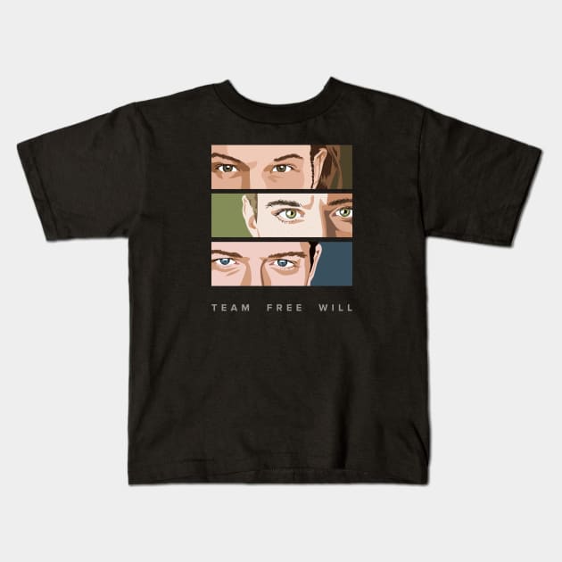 Team Free Will 1.0 Kids T-Shirt by RisaRocksIt